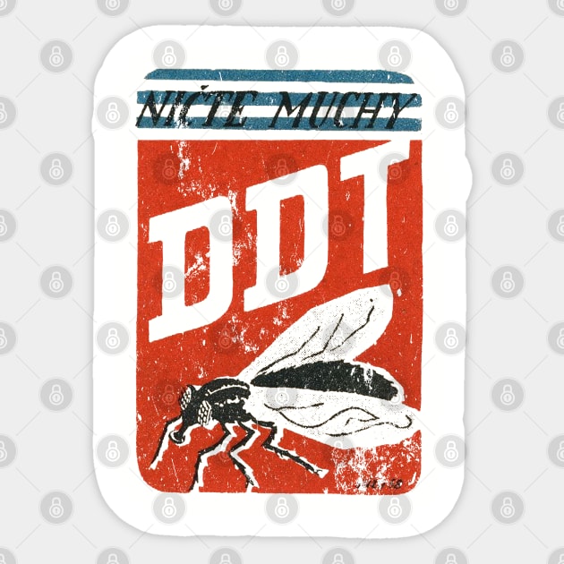 DDT Sticker by retrorockit